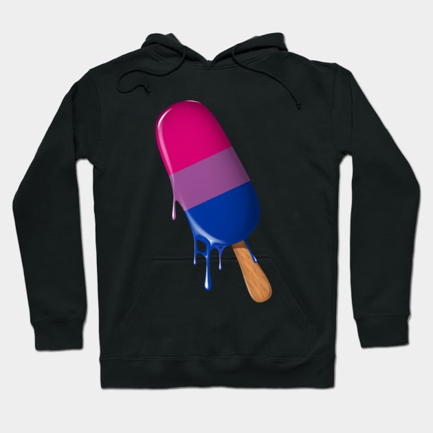 Bisexual Shirt Bisexual Flag Ice Cream LGBT Bisexual Pride Hoodie by Happy Lime